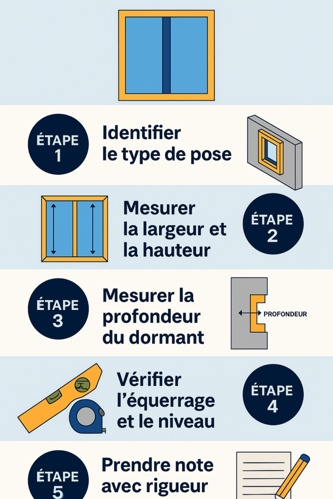 mesurer dimensions fenetre renovation